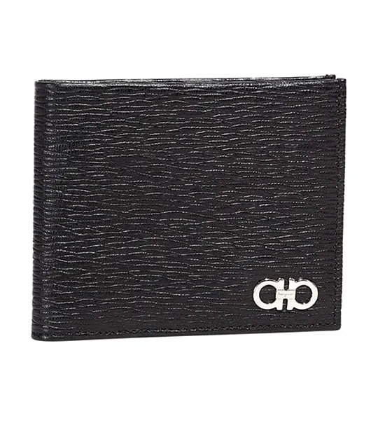 Gancini Wallet with Coin Pocket Black