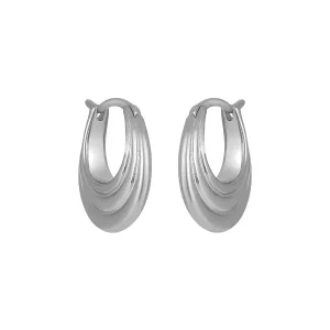 HATTIE HOOPS SILVER