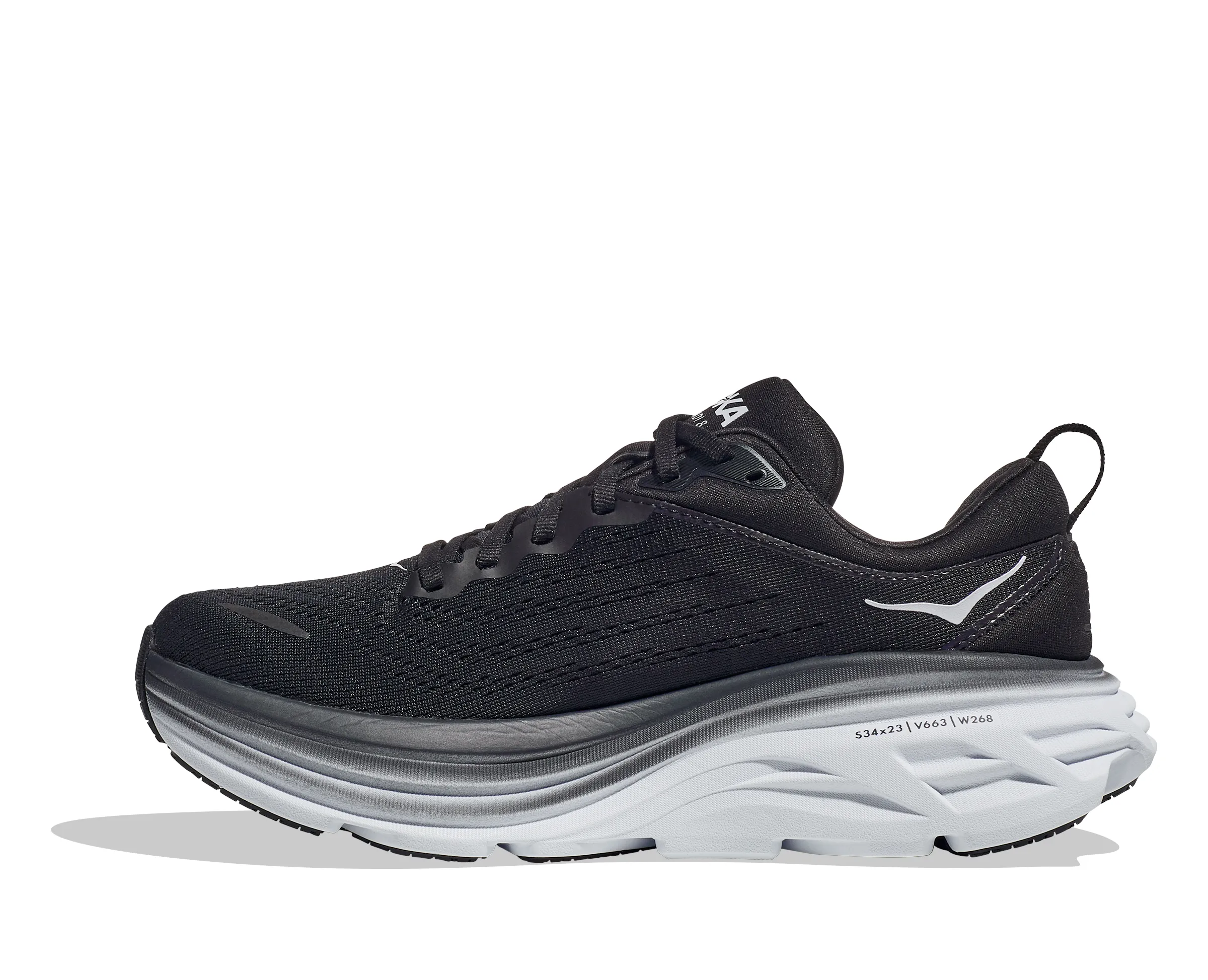 Hoka Women's Bondi 8 - Black/White