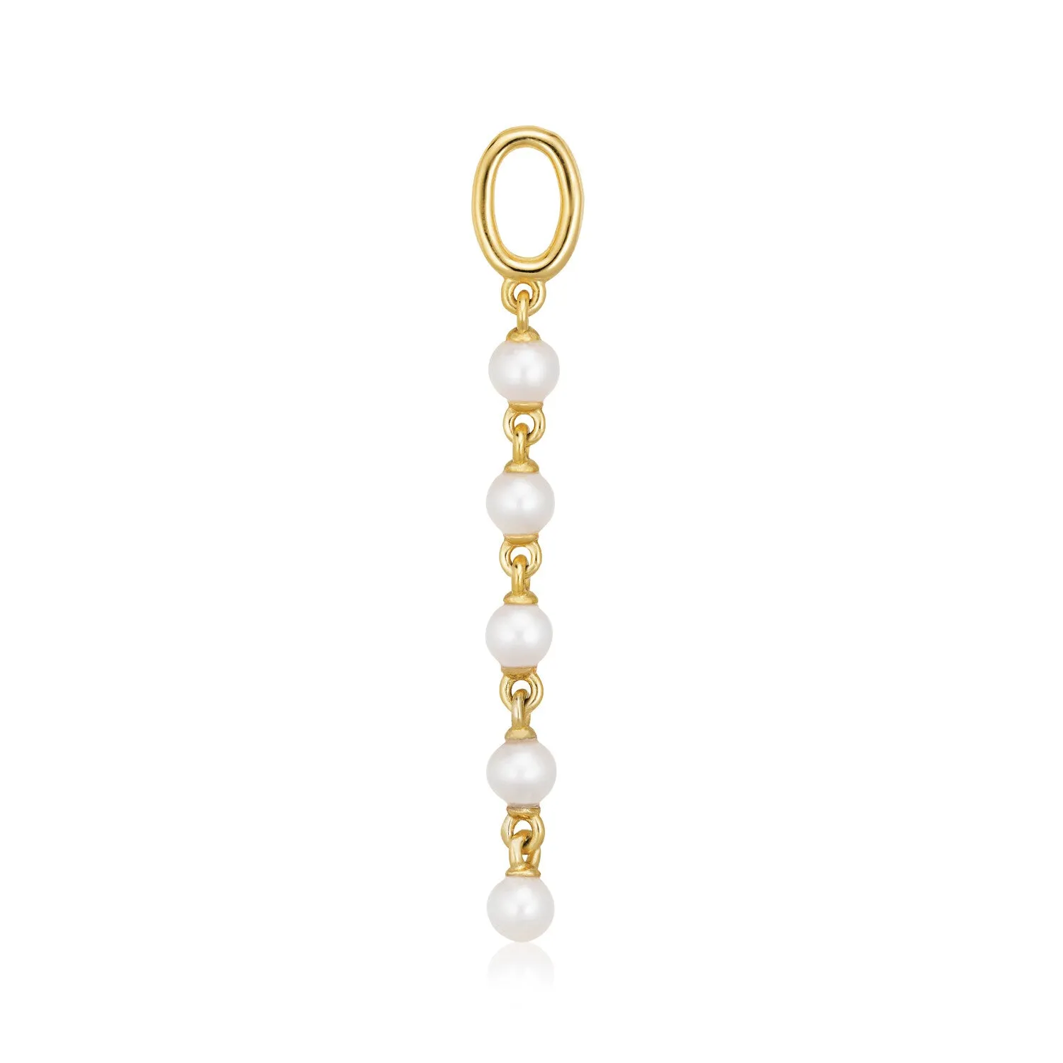 Hoop Charm Perla Cinque