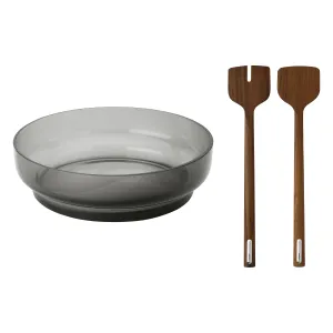 Hoop Salad Bowl and Servers