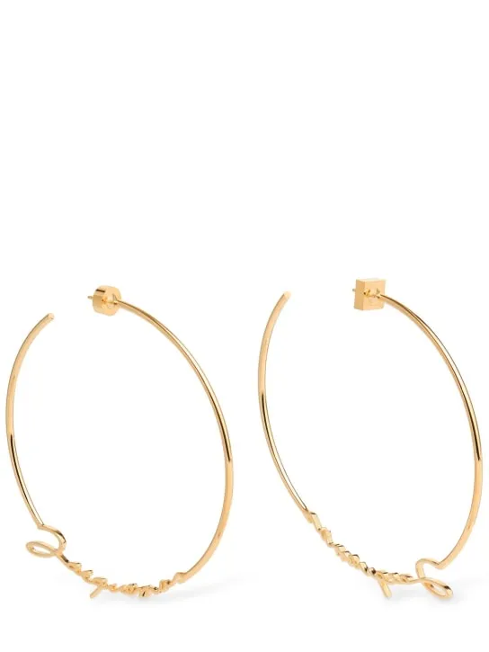 Jacquemus   Les Creoles Jacquemus big hoop earrings 