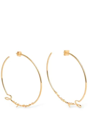 Jacquemus   Les Creoles Jacquemus big hoop earrings 