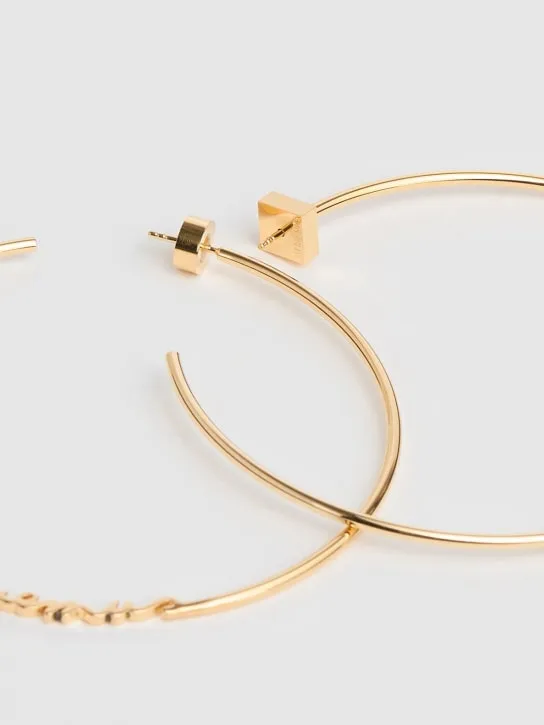 Jacquemus   Les Creoles Jacquemus big hoop earrings 