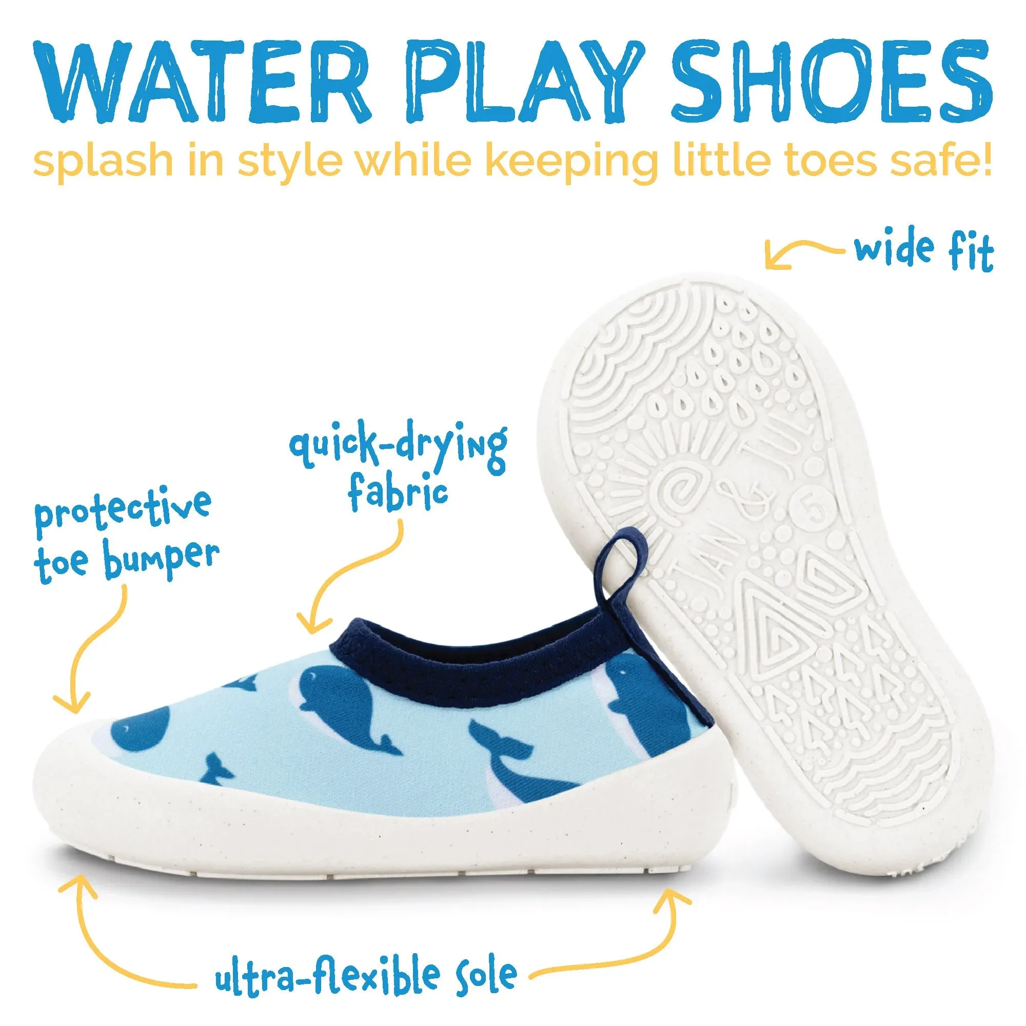 Jan & Jul Water Play Shoes - Lavender Ice Cream