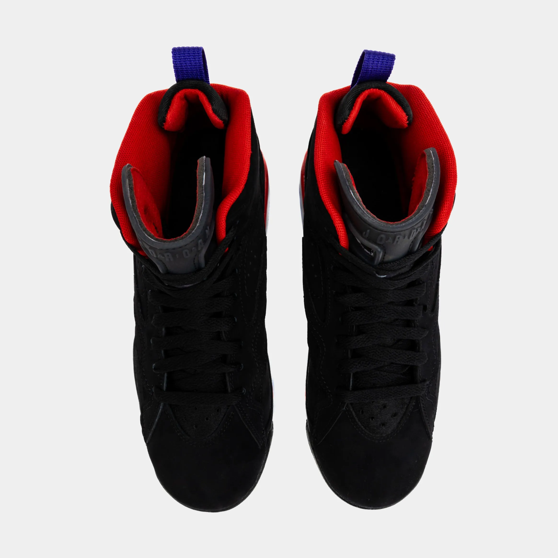 Jumpman 3 Peat Grade School Basketball Shoes (Black/Red)