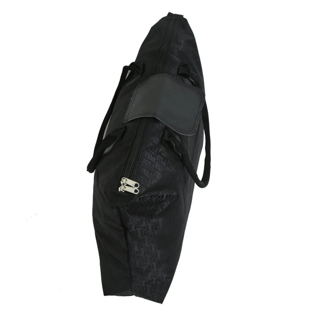 Kuber Industries Black Shopping Bag (Travel017175)