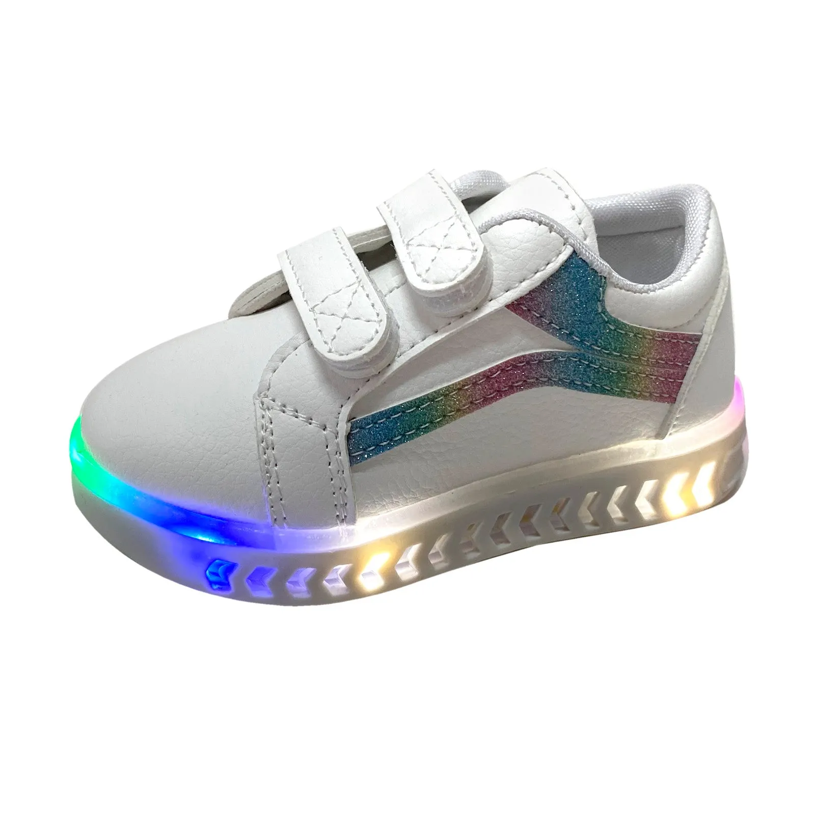 L255 Rainbow LED Lighted Shoes (1-6y)