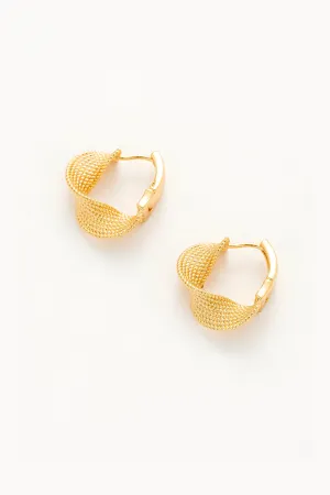 Linden Twirl Hoop Earrings