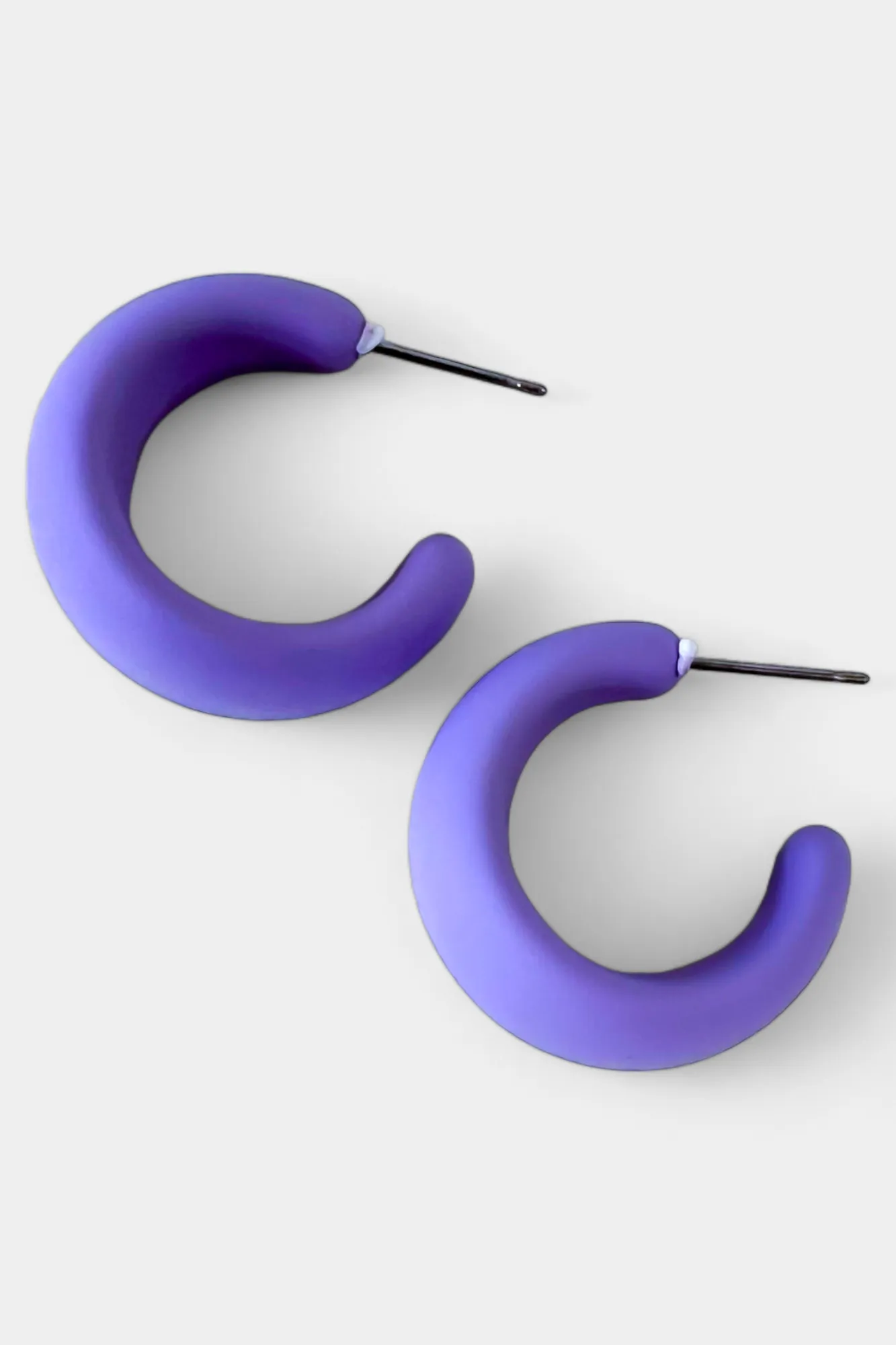 Matte Hoop Earrings