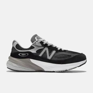 Men's 990 Black with White V6