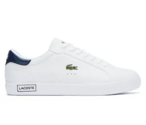 Men's Lacoste Powercourt 0721 2 SMA (White/Navy/Red)