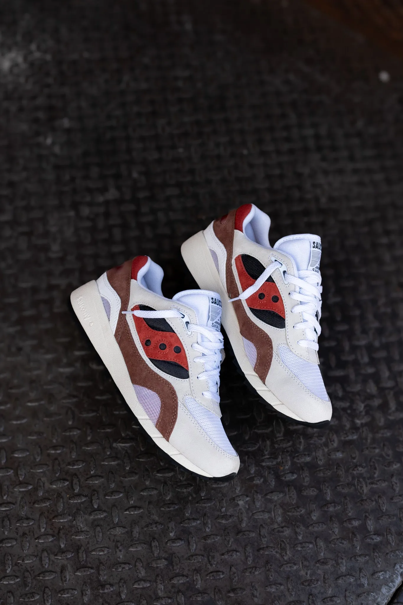 Mens Saucony Shadow 6000 (White/Rust)