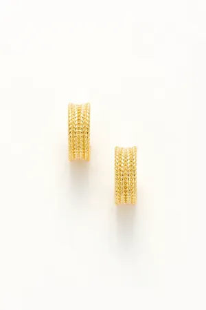 Mia Gold Huggie Earrings