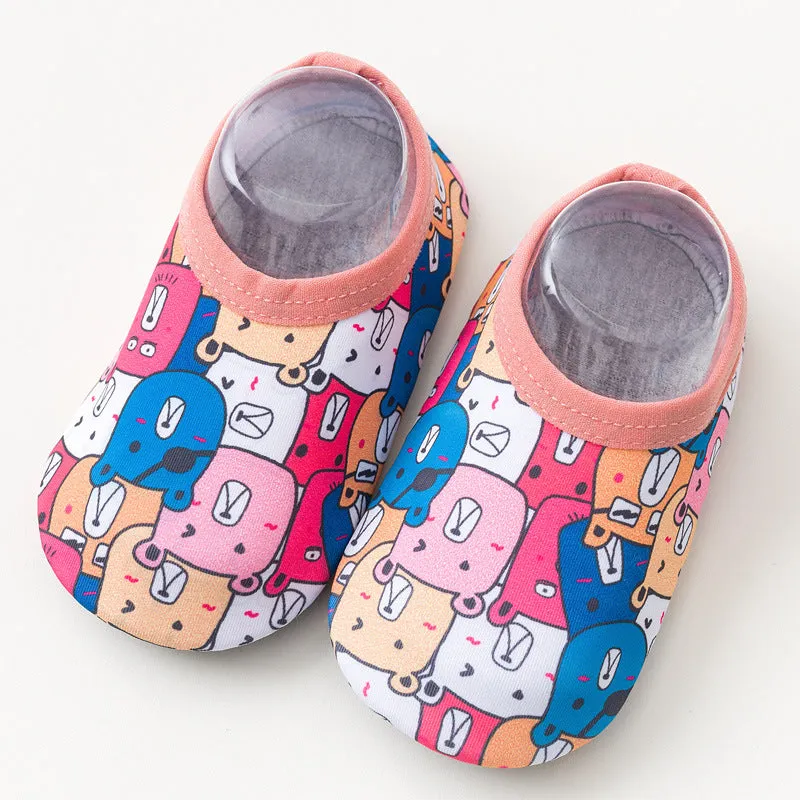 Multi-Patterned Aqua Splash Water Shoes