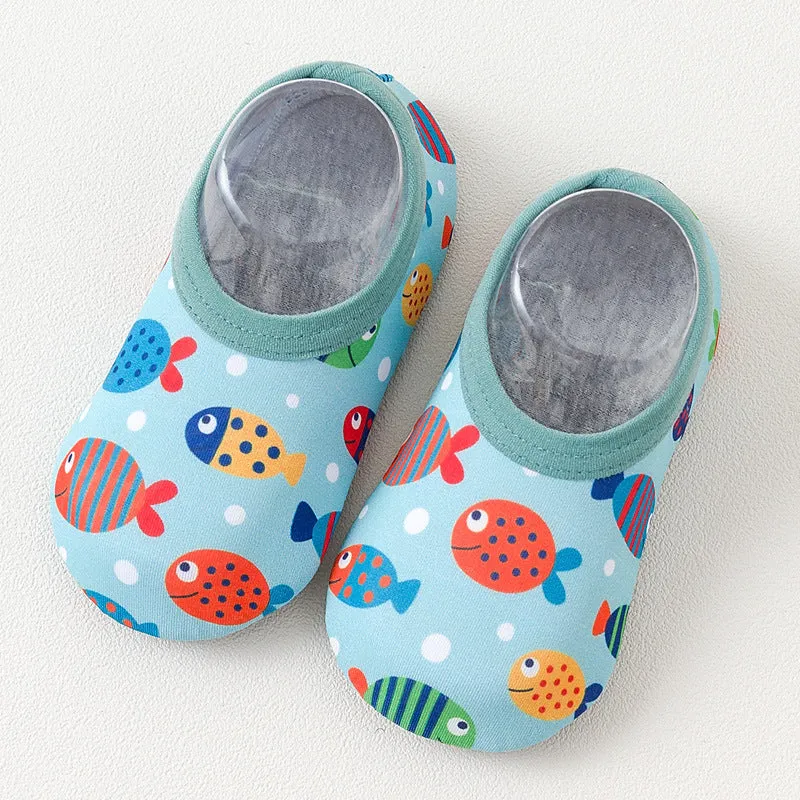 Multi-Patterned Aqua Splash Water Shoes