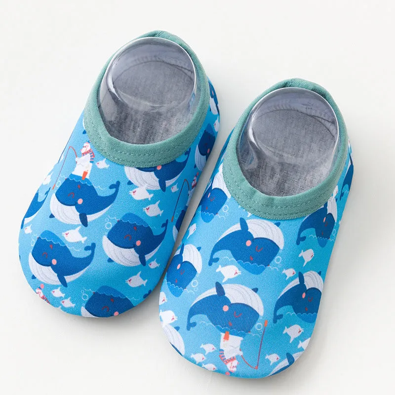 Multi-Patterned Aqua Splash Water Shoes