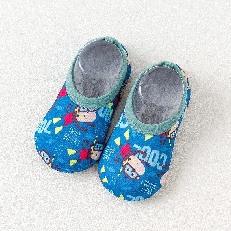 Multi-Patterned Aqua Splash Water Shoes