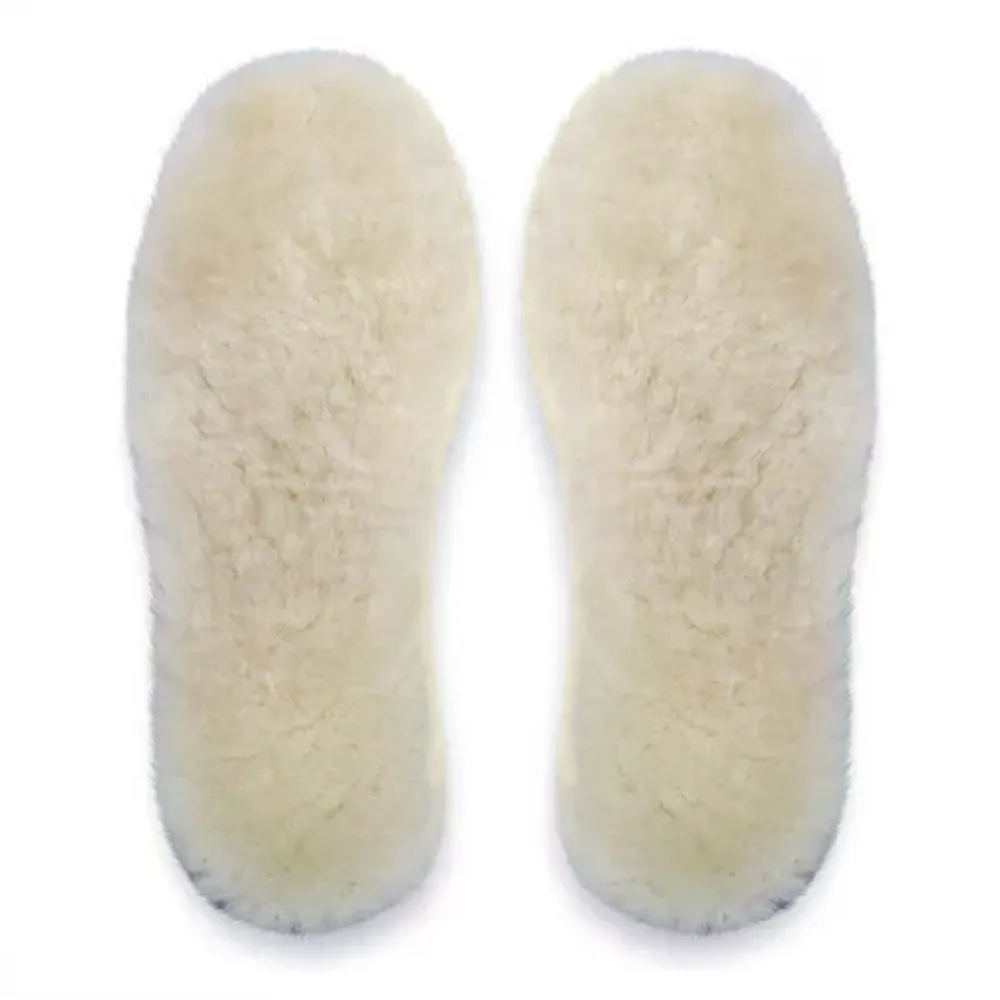 Natural Wool Insoles-100% Real Sheepskin (Women Size: 9.5)