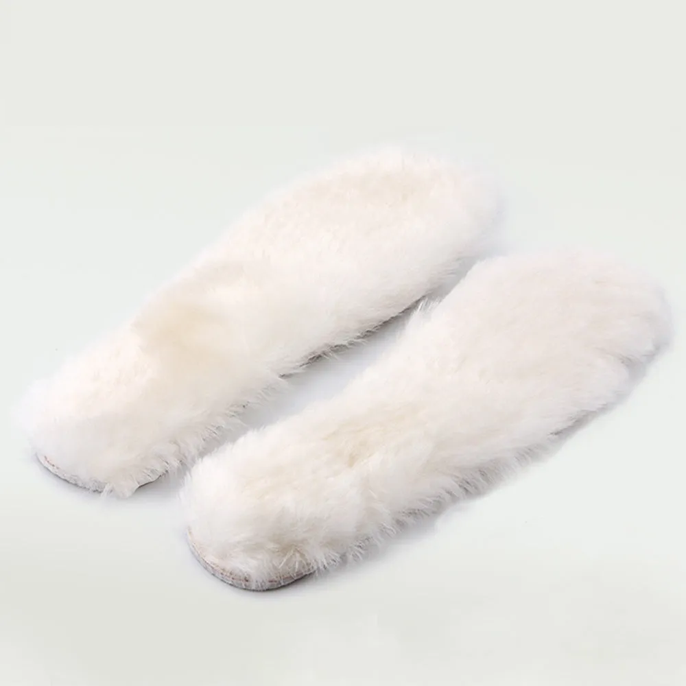 Natural Wool Insoles-100% Real Sheepskin (Women Size: 9.5)