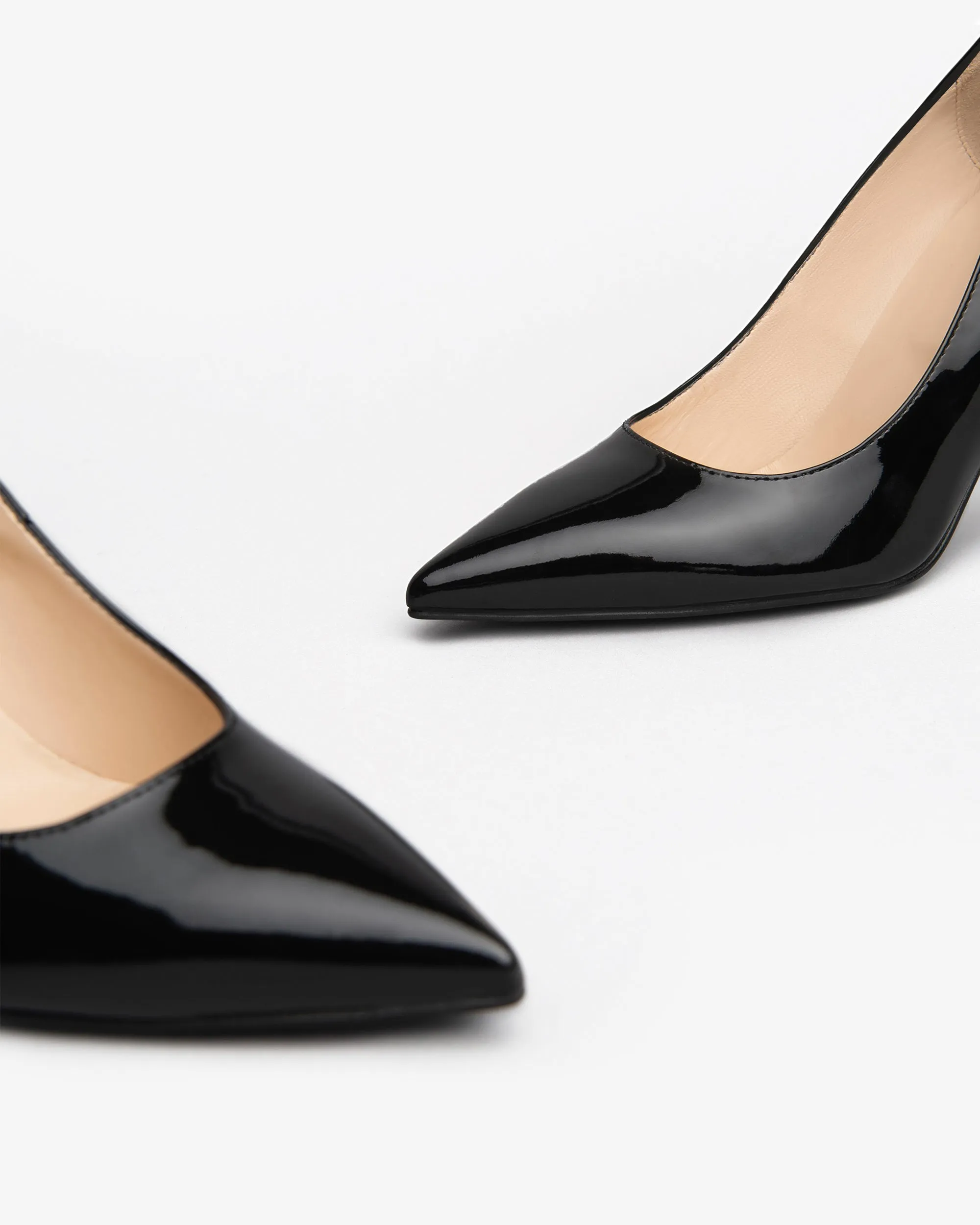 Nero Giardini Patent Leather High Heel Court Shoes