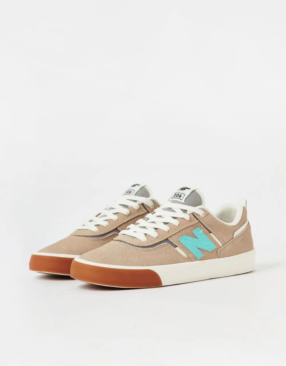 New Balance Numeric Jamie Foy 306 Skate Shoes - Tan/Turquoise