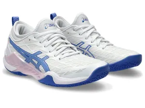 new color - Asics Blast FF 3 Women's Court Shoes, White / Sapphire