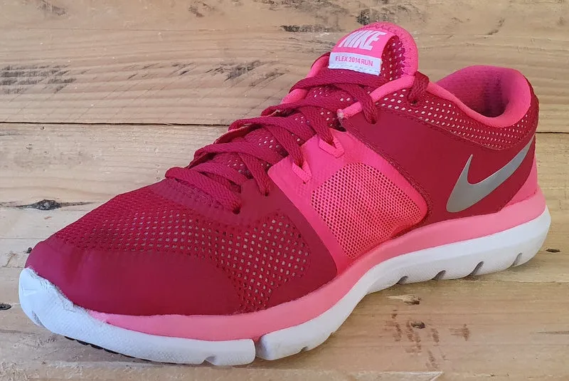 Nike Flex 2014 Running Trainers UK7.5/US10/EU42 642767-616 Hyper Pink/White