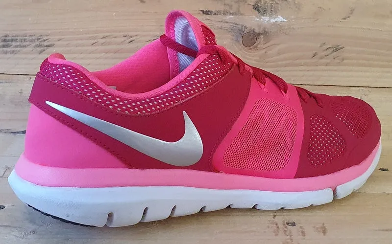 Nike Flex 2014 Running Trainers UK7.5/US10/EU42 642767-616 Hyper Pink/White