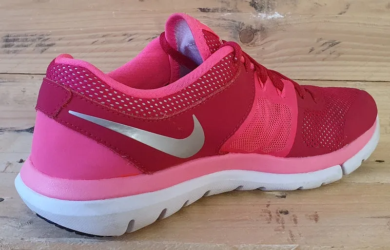 Nike Flex 2014 Running Trainers UK7.5/US10/EU42 642767-616 Hyper Pink/White