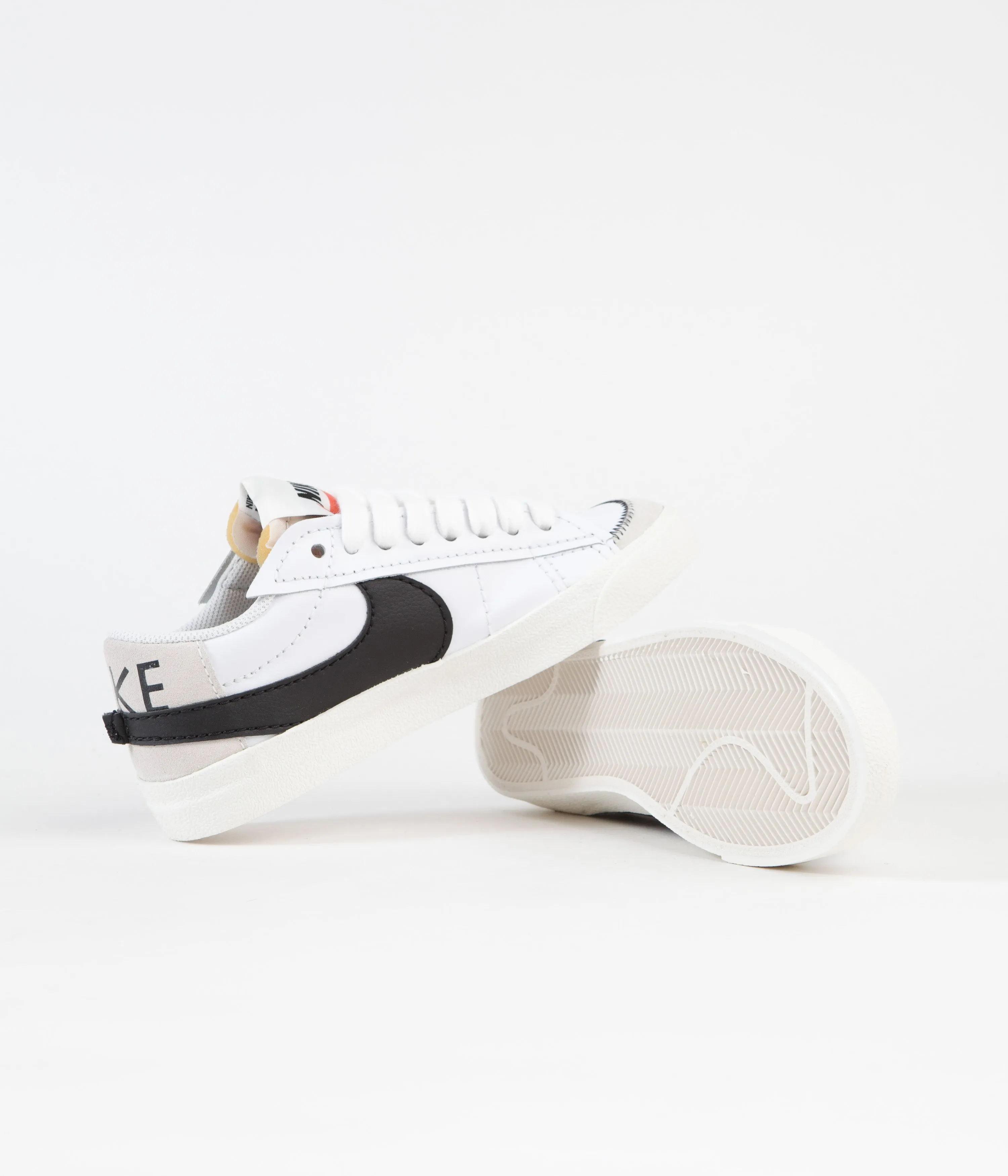 Nike Womens Blazer Low '77 Jumbo Shoes - White / Black - White - Sail