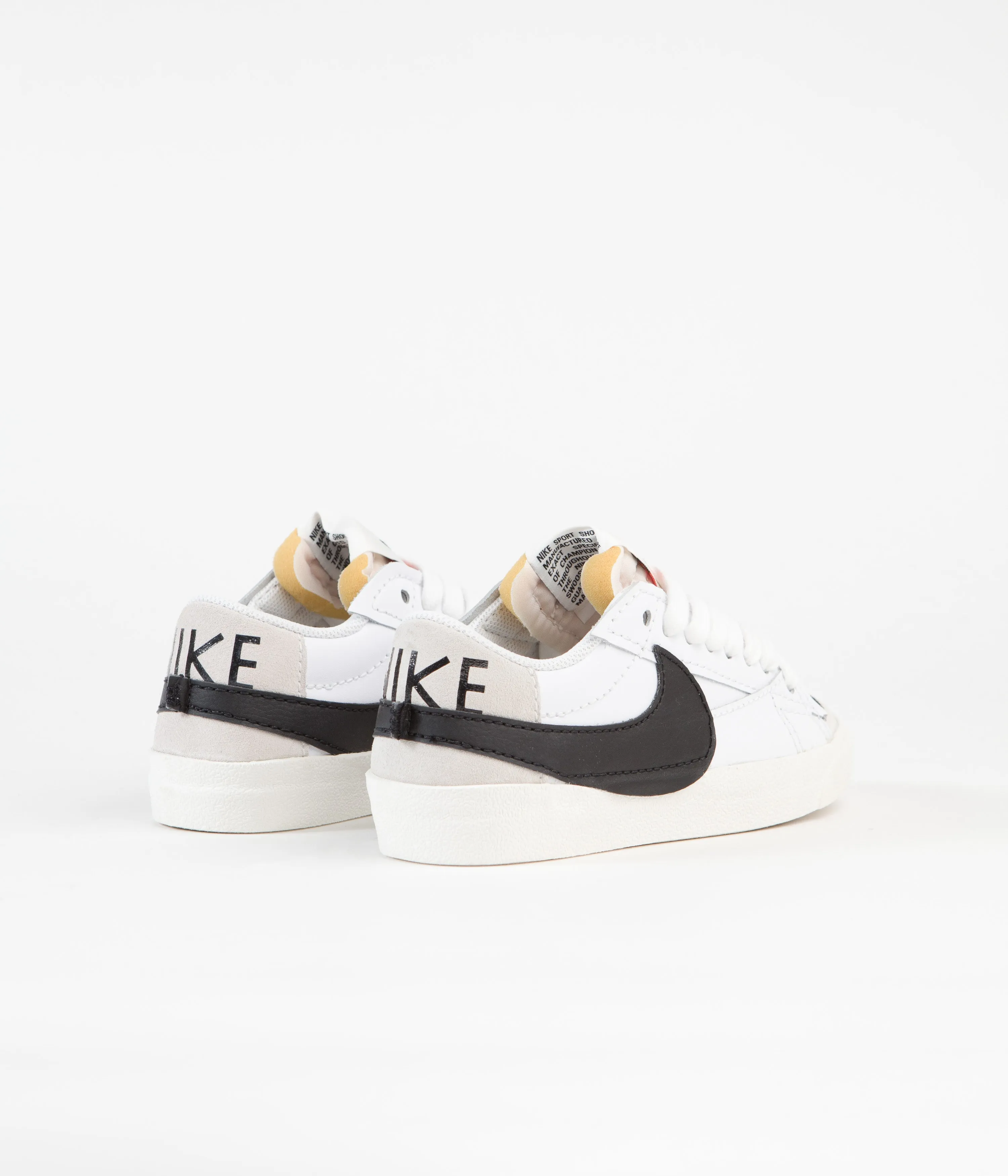 Nike Womens Blazer Low '77 Jumbo Shoes - White / Black - White - Sail