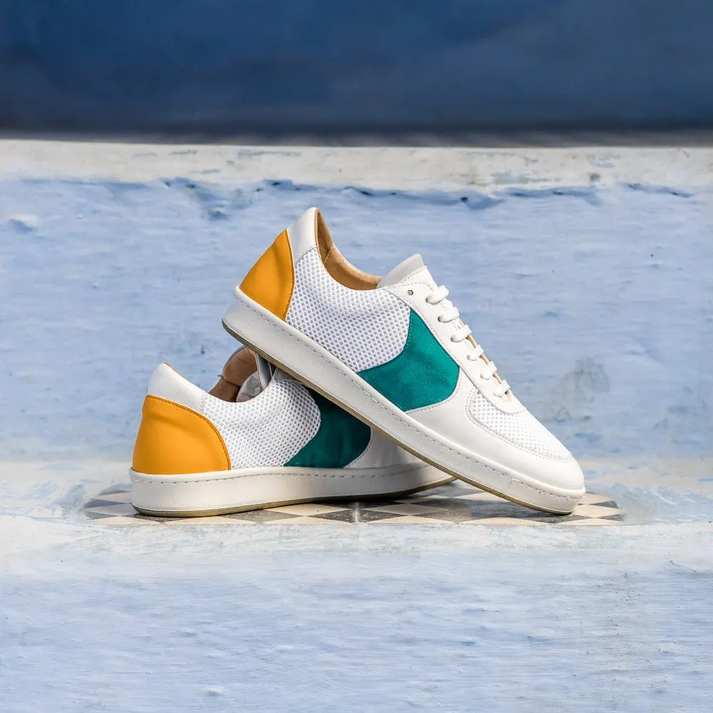 Orient Recycled Unisex Vegan Sneakers | Saffron & Jade