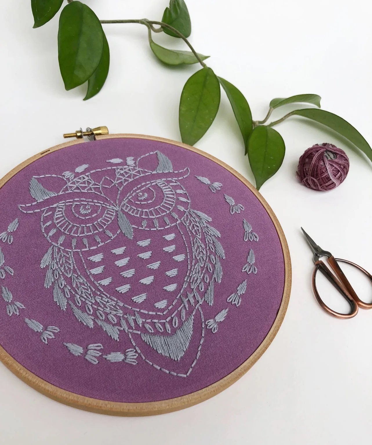 Owl Embroidery Kit