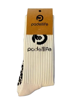 Padellife Gripsocks 2.0 (1 Pair, White/Black)