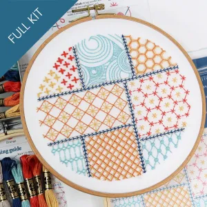 Patchwork Embroidery Kit