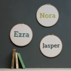 Personalised Name Hoop