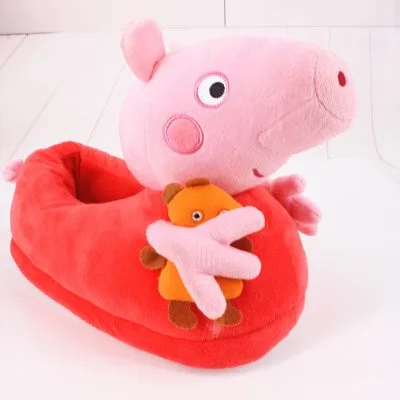 Pig Shoes - Cute Plush Footwear