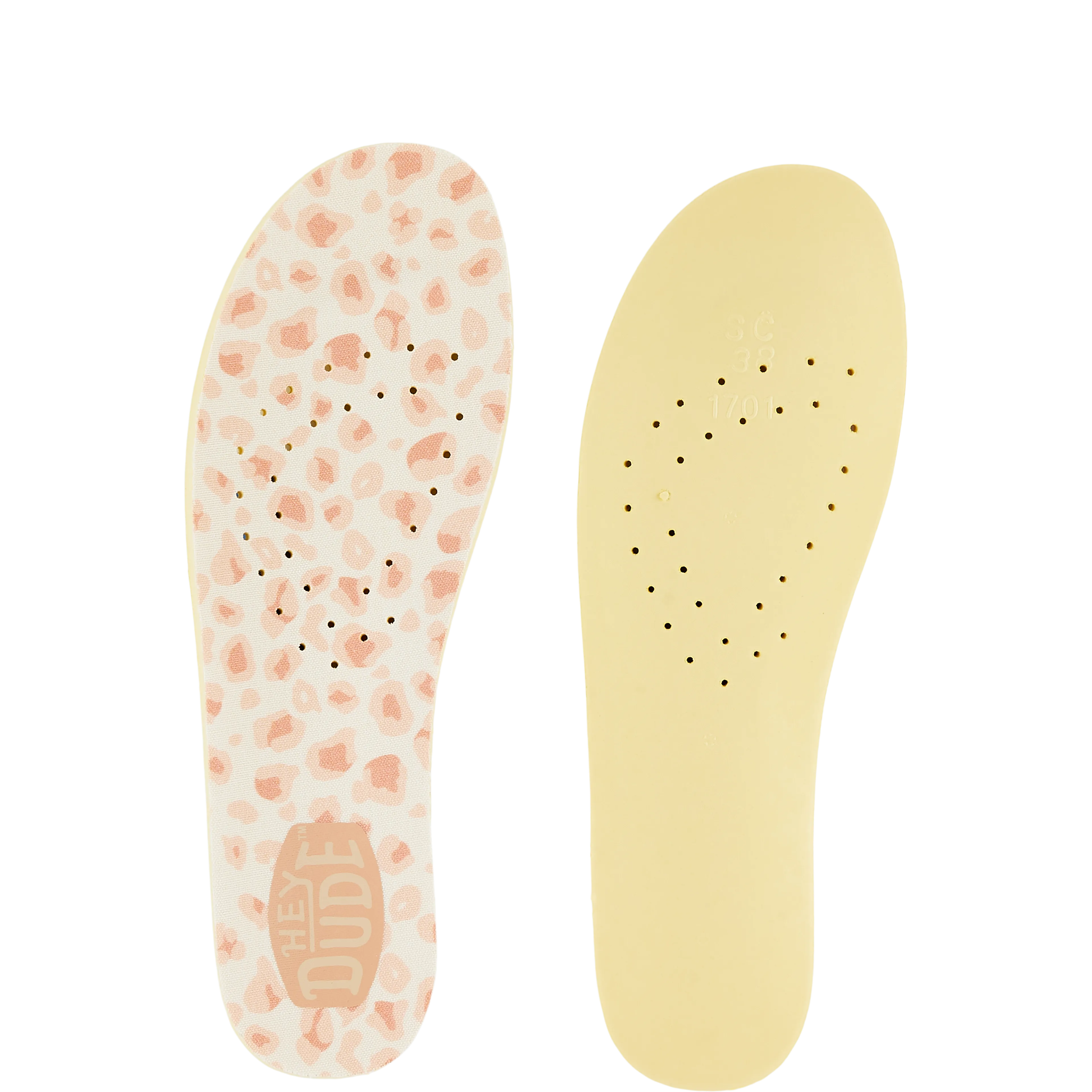 Pink Leopard Insoles - Pink