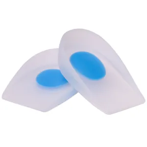 Plantar & Achilles Heel Spur Shoe Inserts - Silicone Pain Relief Gel Cup Cushions (Pair)