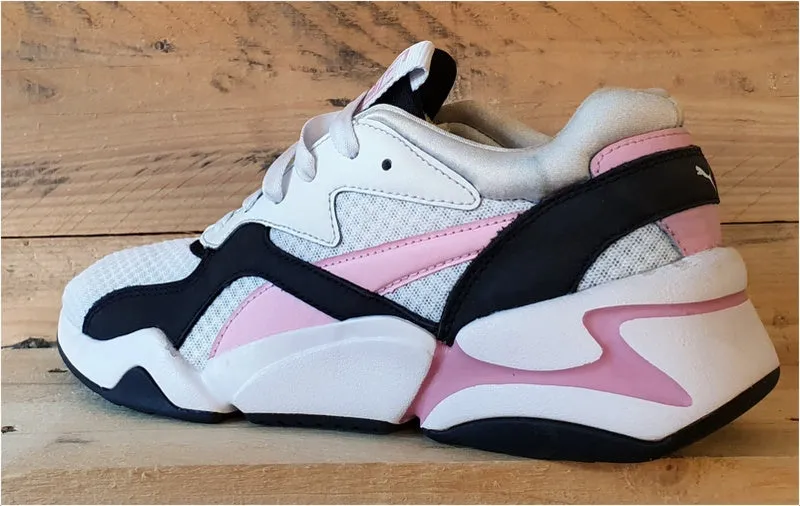 Puma Nova 90 Bloc Deadstock Trainers White/Pink/Black 369486-03 UK7/US9.5/EU40.5