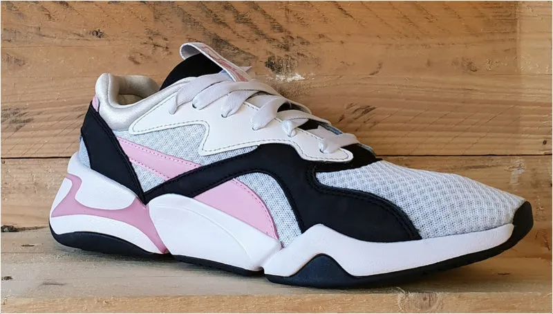 Puma Nova 90 Bloc Deadstock Trainers White/Pink/Black 369486-03 UK7/US9.5/EU40.5