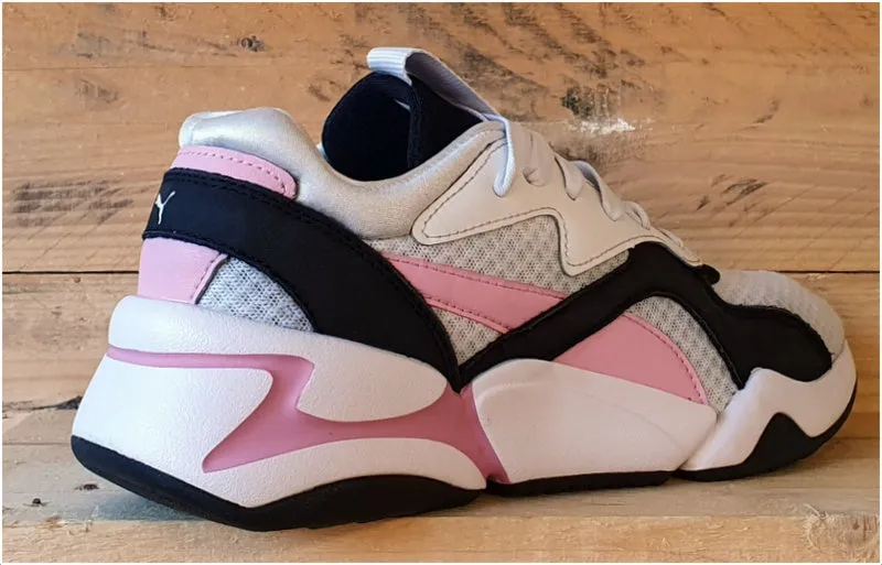 Puma Nova 90 Bloc Deadstock Trainers White/Pink/Black 369486-03 UK7/US9.5/EU40.5