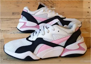 Puma Nova 90 Bloc Deadstock Trainers White/Pink/Black 369486-03 UK7/US9.5/EU40.5