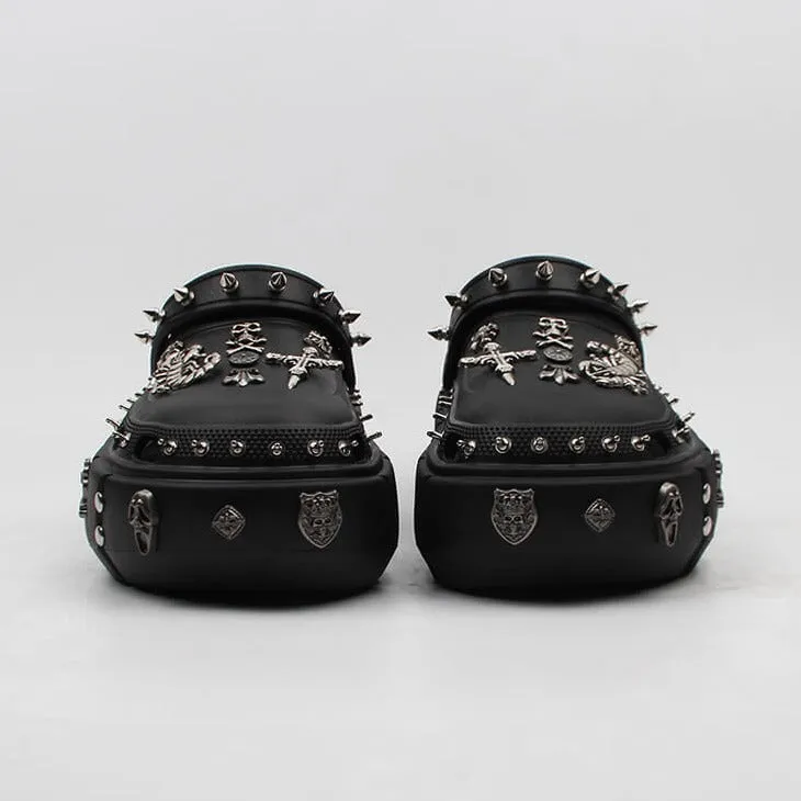 Punk Pins High Platform Grunge Sandals Shoes