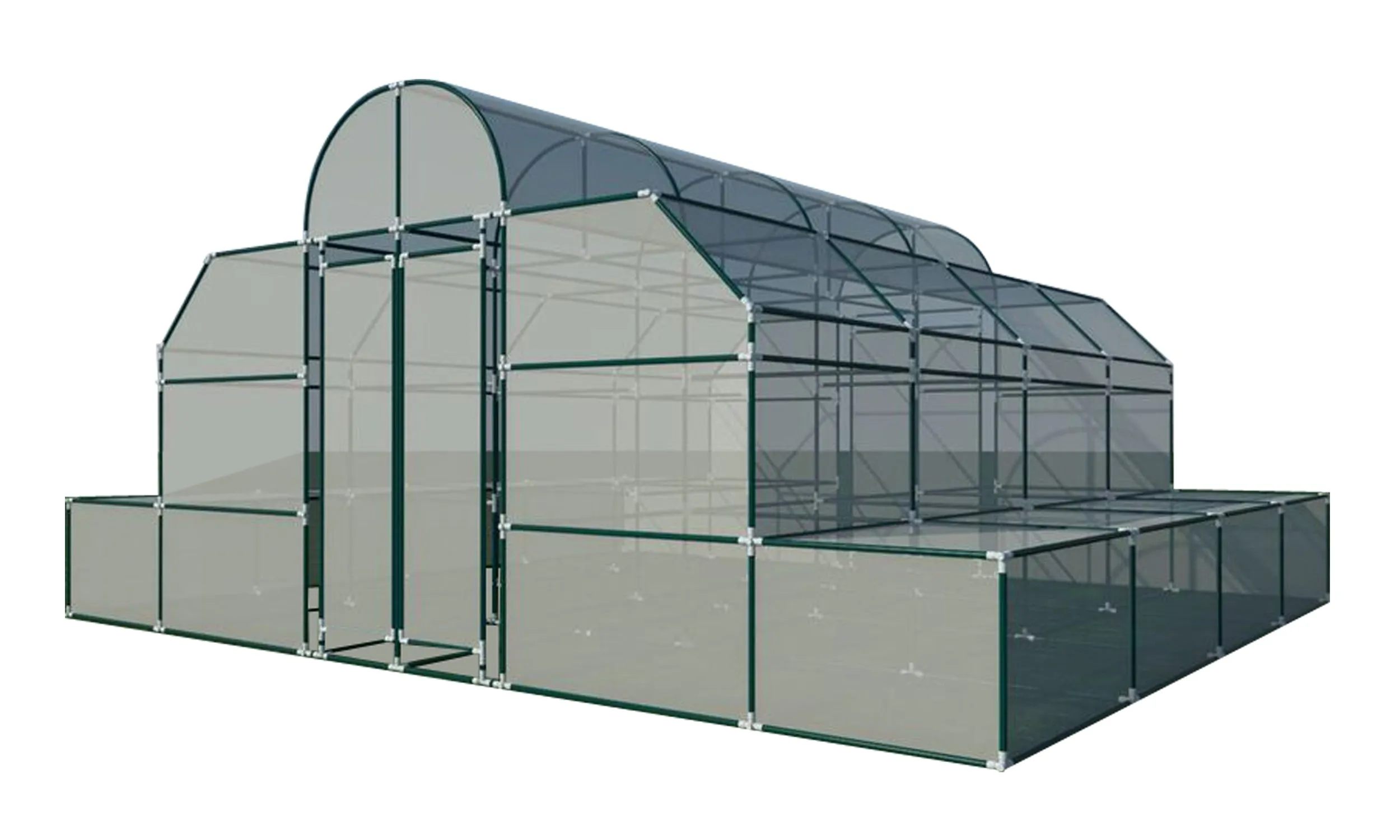 PVC DIY Greenhouse Plans - Hoop House Grow Veggies Plants 18'x20' Build Your Own