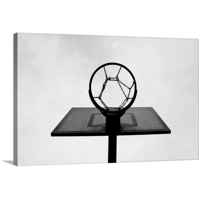 "Basketball hoop." Canvas Wall Art