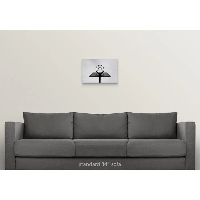 "Basketball hoop." Canvas Wall Art