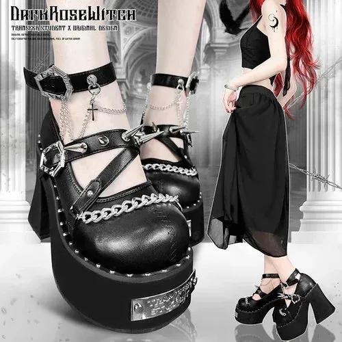 Rebel Stompers – Y2K Platform Heels That Kick Conformity in the Face