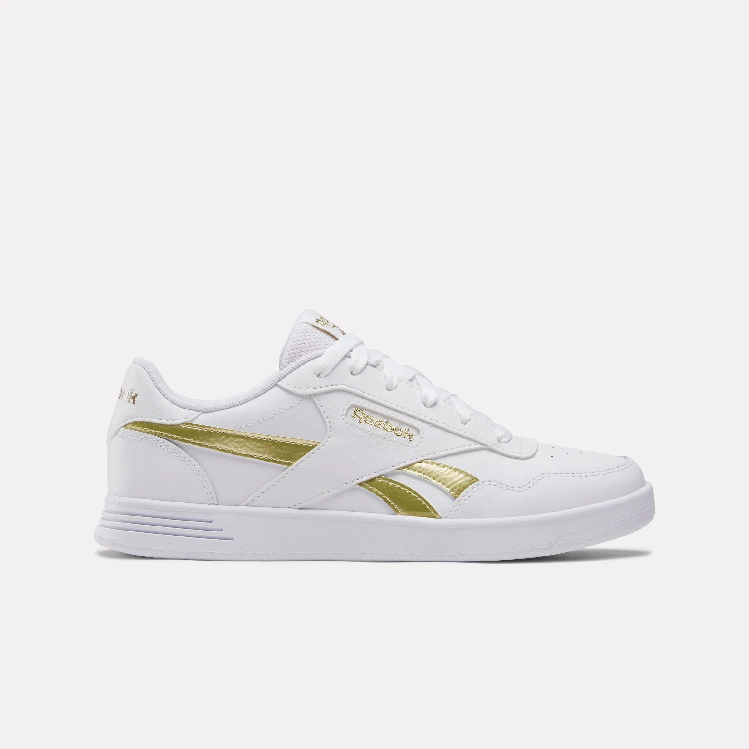 Reebok Court Advance Shoes White/White/Gold